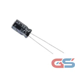 Electrolytic-Capacitor-100µF-25V DIP