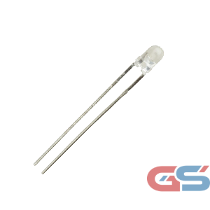 LED 3mm Clear Parrot Green