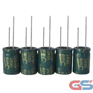 10uF 450V Electrolytic Capacitor 10×13mm DIP | 105°C Radial Capacitor