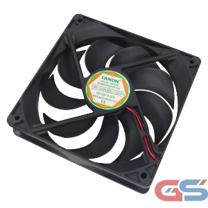 12025 Brushless DC Cooling Fan — 4.75 Inch (120×120×25mm) 12V Exhaust Fan