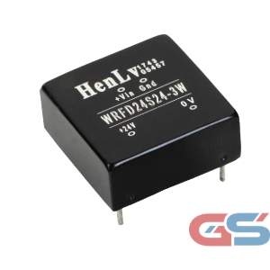 WRFD24S24-3W DC‑DC Converter – 24V Input → 24V @ 125mA Isolated 3W Metal-SIP Module