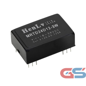 MRTD24D12-3W DC-DC Converter – 24V to ±12V Isolated 3W Power Module | DIP Plastic
