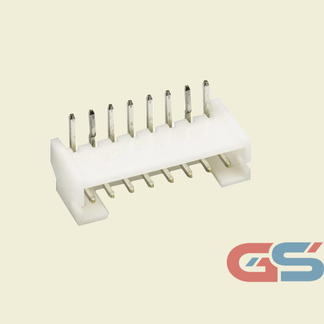 2515 8-Pin Right Angle Male Connector | 2.54mm Pitch | PCB Mount