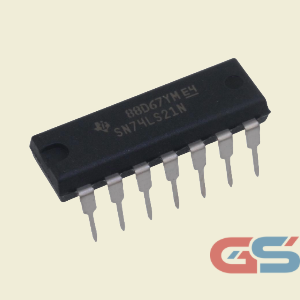 74LS21 DIP – Dual 4-Input AND Gate IC | Texas Instruments | TTL Logic Gate
