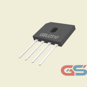 GBU2510 – 25A, 1000V Single-Phase Bridge Rectifier (DIP Package)