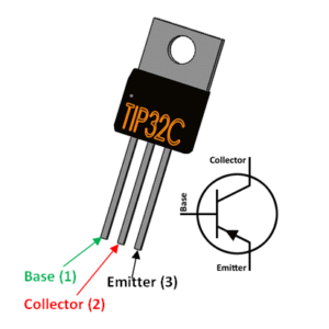 TIP32C PNP Power Transistor – 100V 3A | TO-220 | STMicroelectronics | DIP