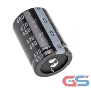 Snap In Capacitor 470uF 450V 105°C 30×50mm