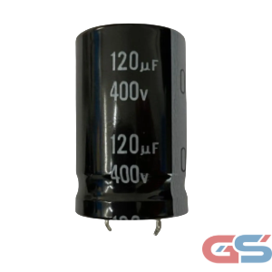 Snap In Electrolytic Capacitor 120uF 400V 105°C 22×30mm