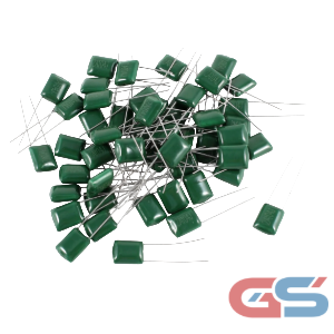 Polyester Film Capacitor 104 100V – 100nF (0.1uF) DIP
