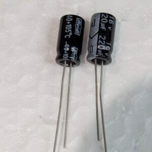 Electrolytic Capacitor 220uF 16V DIP 105°C Radial 6.3×12mm