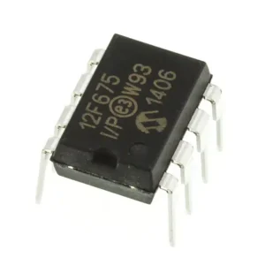 PIC12F675-I/P – 8-bit PIC Microcontroller, 8-Pin PDIP