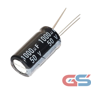 1000uF 50V Electrolytic Capacitor – 105°C, 13×25mm DIP