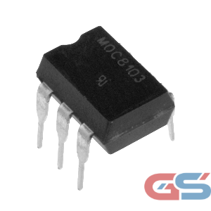 MOC8103 Optocoupler DIP – Phototransistor Output Isolation IC