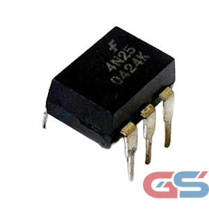 4N25 Optocoupler DIP-6 – Phototransistor Output Opto-Isolator IC