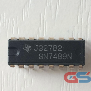 SN7489 64-Bit Random Access Memory IC – DIP-16 | TTL Logic RAM | Texas Instruments Compatible